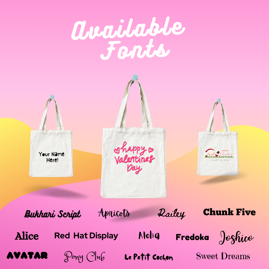 Personalized  Canvas Tote
